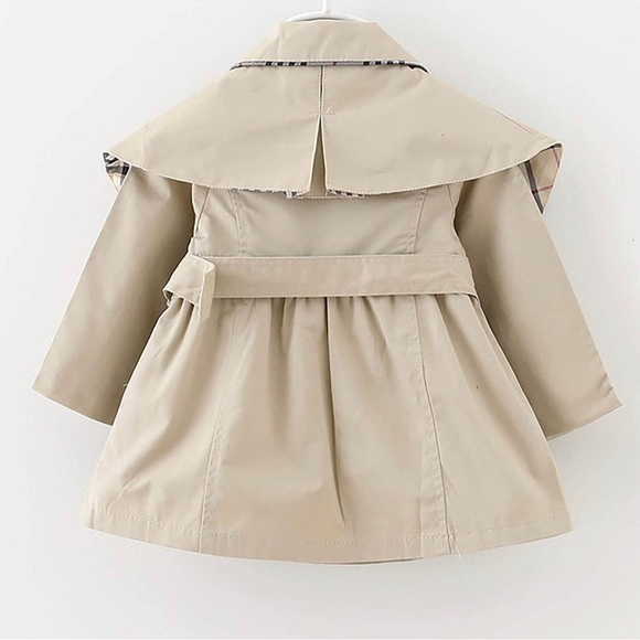 SOLD! NWT Toddler Girl Trench Fashion Coat - Picture 3 of 10